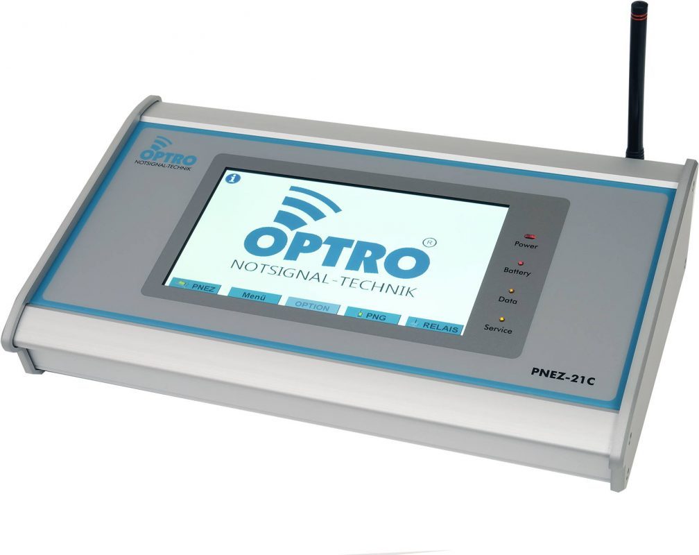 Personen-Notsignal-Anlage vom Typ OPTRO-21C